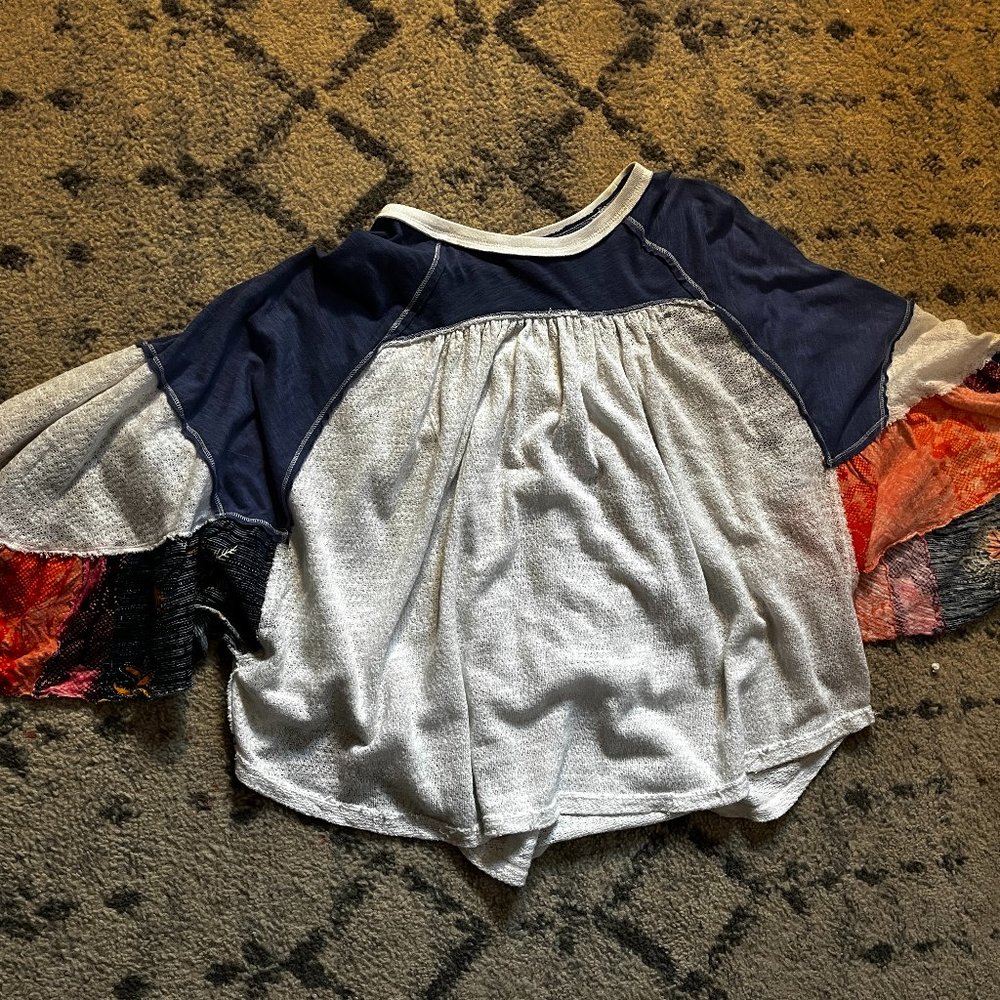 we the free ,free people flowy top